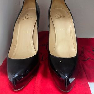 Christian Louboutin heels patent leather